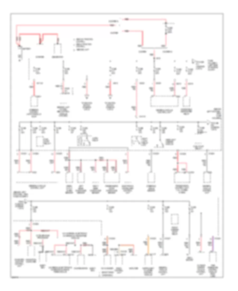 Power Distribution Wiring Diagram Convertible 1 of 5 for MINI Cooper 2008