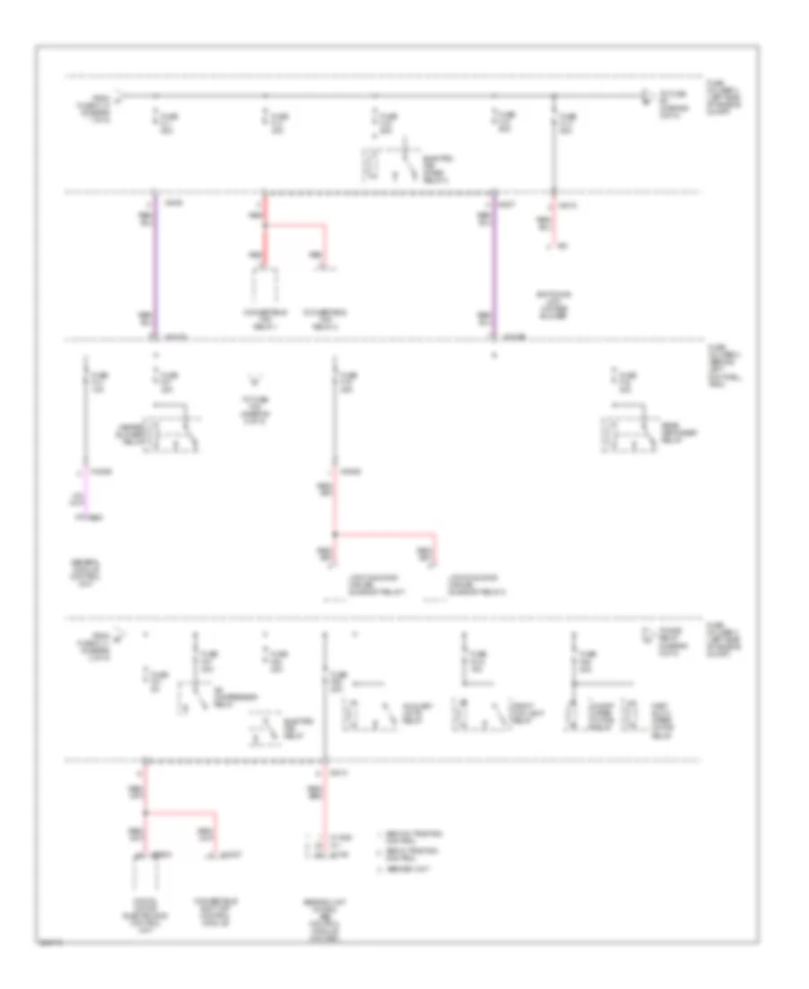 Power Distribution Wiring Diagram, Convertible (2 of 5) for MINI Cooper 2008