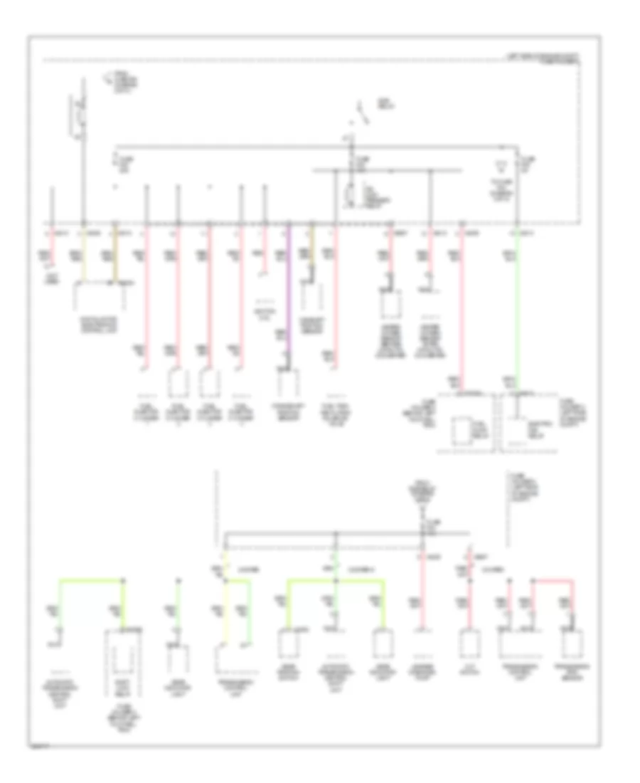 Power Distribution Wiring Diagram, Convertible (3 of 5) for MINI Cooper 2008