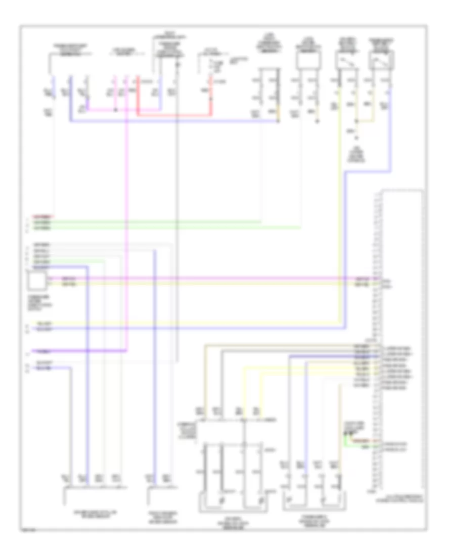 Supplemental Restraints Wiring Diagram (2 of 2) for MINI Cooper 2008
