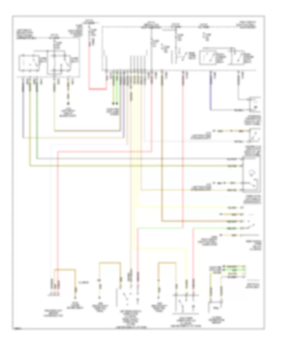 Передняя сторона и Электросхема заднего стеклоочистителя дворника и омывателя, Кабриолет Except для MINI Cooper Clubman 2008