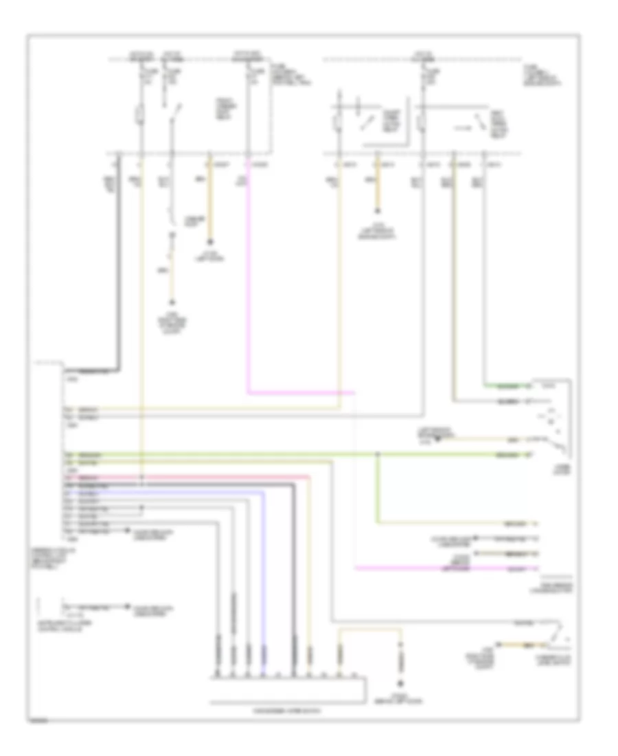 Электросхема передних стеклоочистителей дворников и омывателя лобового стекла, Кабриолет для MINI Cooper Clubman 2008