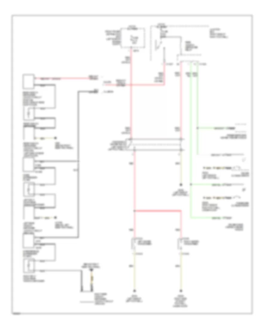 Defoggers Wiring Diagram Except Convertible for MINI Cooper Clubman 2008