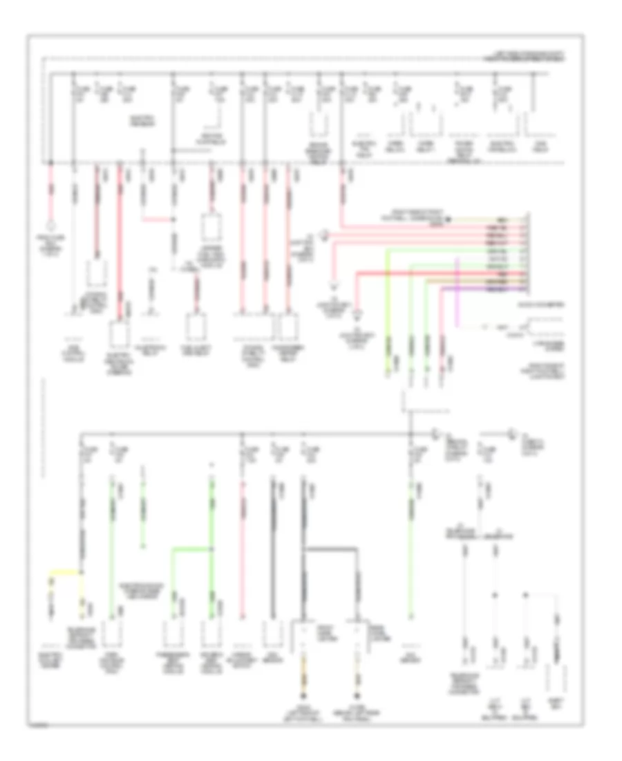 Power Distribution Wiring Diagram 2 of 3 for MINI Cooper 2009