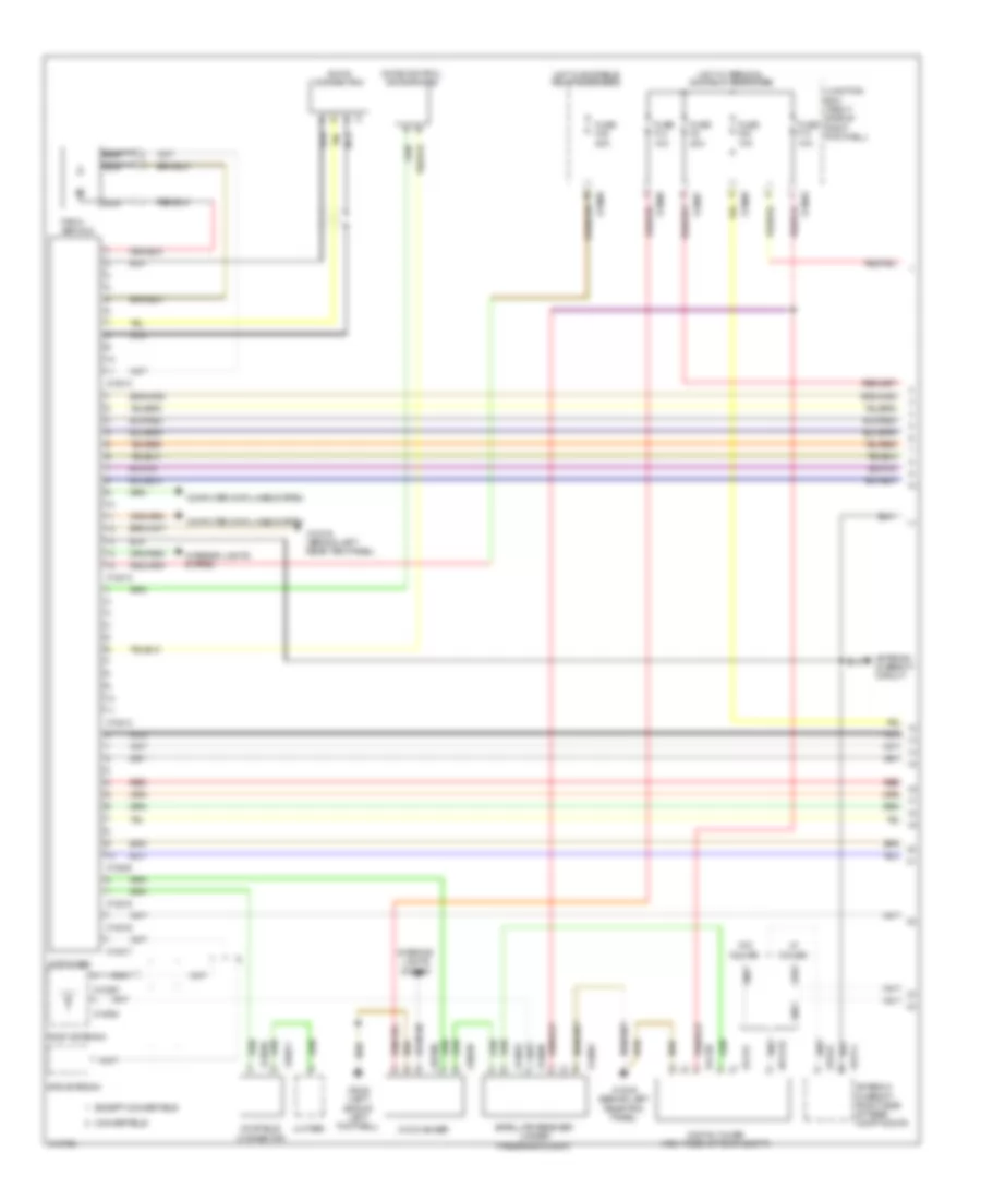 Radio Wiring Diagram, with CCC  M-ASK with Amplifier (1 of 2) for MINI Cooper 2009