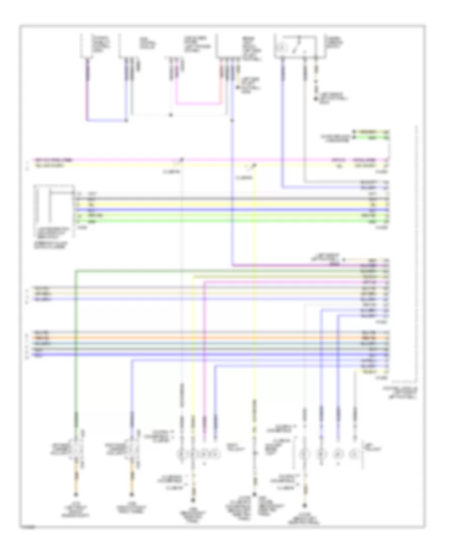 Exterior Lamps Wiring Diagram (2 of 2) for MINI Cooper Clubman 2009