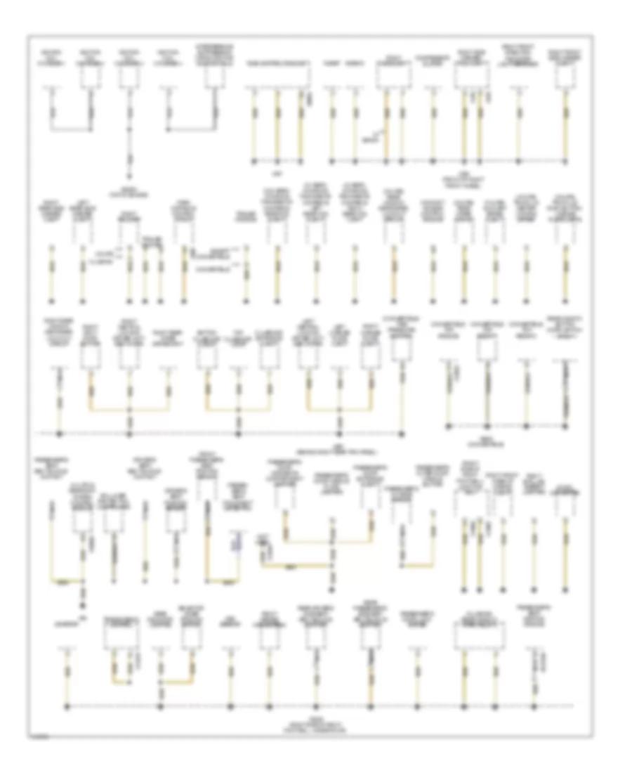 Ground Distribution Wiring Diagram 1 of 2 for MINI Cooper Clubman 2009