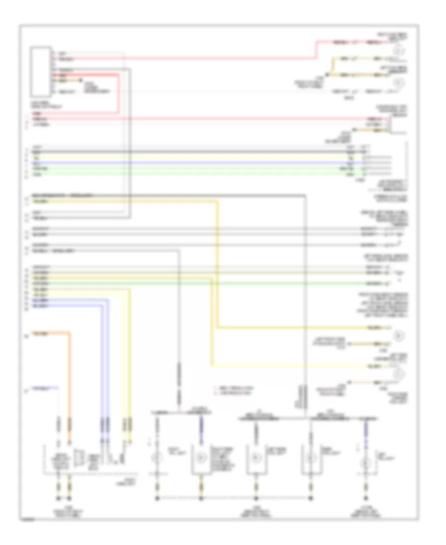 Headlights Wiring Diagram 2 of 2 for MINI Cooper 2010