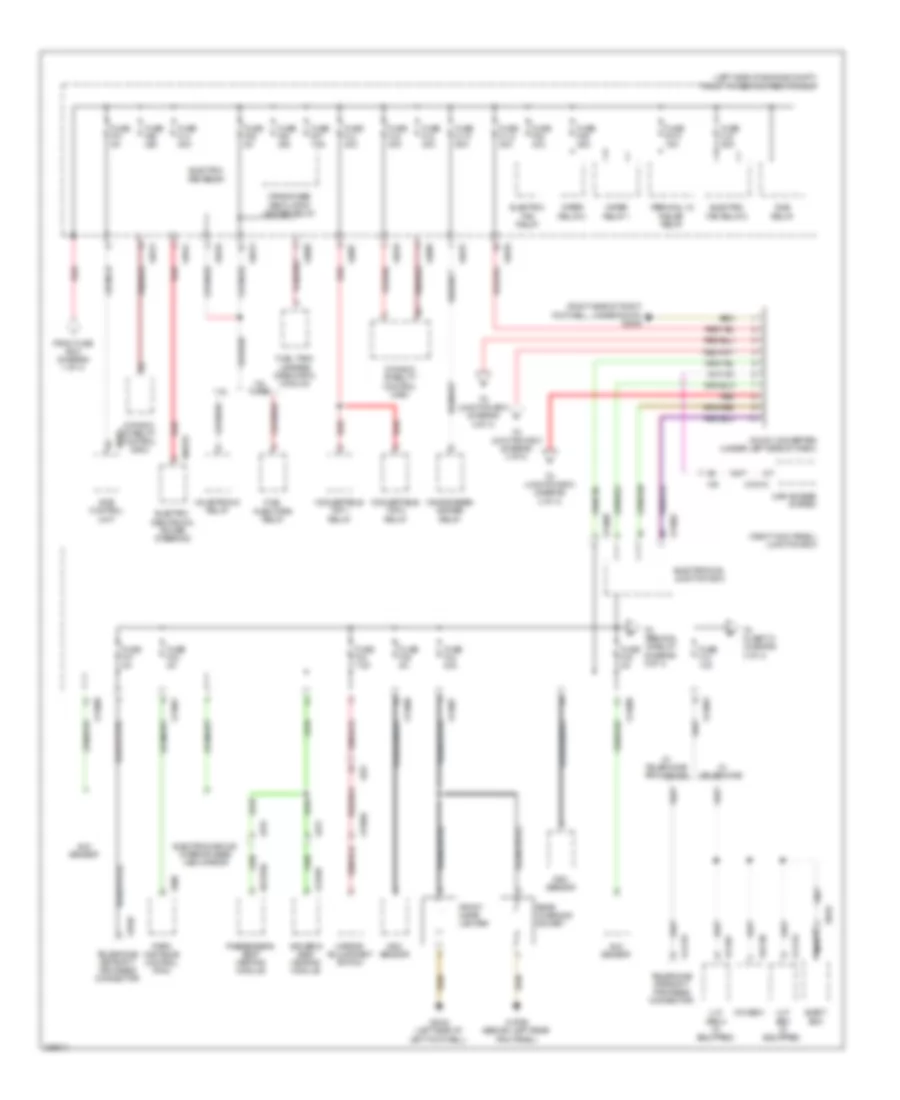 Power Distribution Wiring Diagram 2 of 3 for MINI Cooper 2010