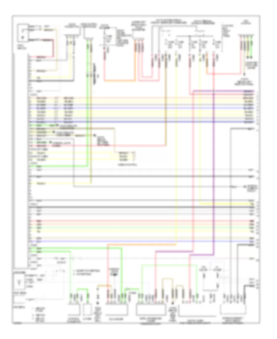 Radio Wiring Diagram, with CCC  M-ASK with Amplifier (1 of 2) for MINI Cooper 2010