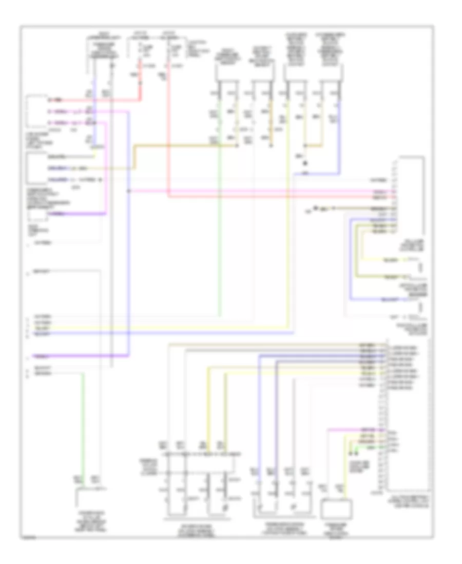 Supplemental Restraints Wiring Diagram (2 of 2) for MINI Cooper 2010