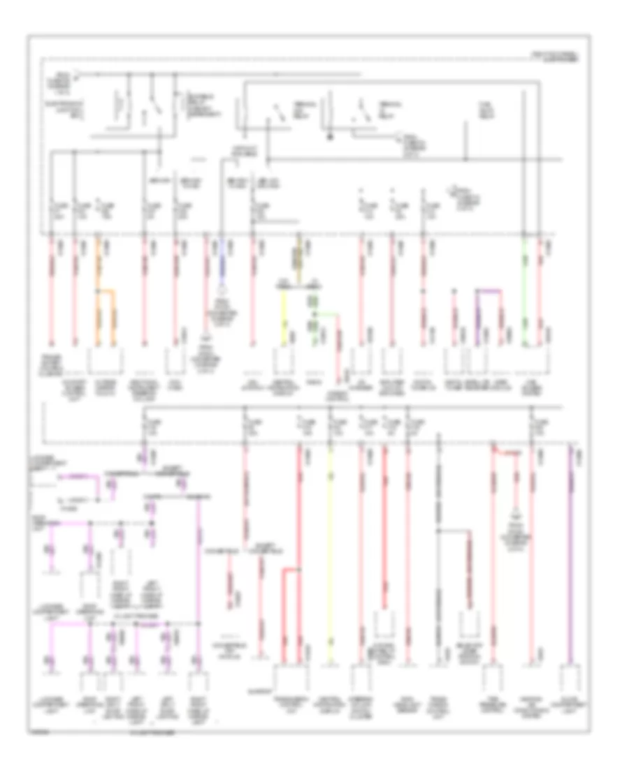 Power Distribution Wiring Diagram (3 of 3) for MINI Cooper Clubman 2010