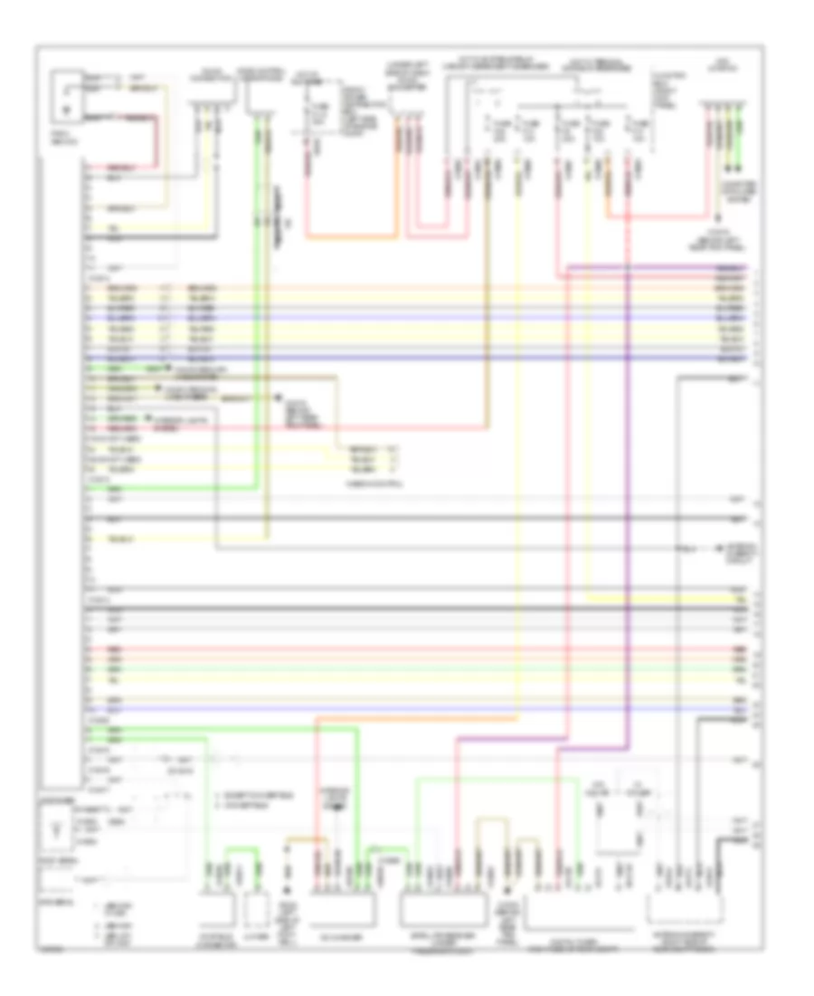 Navigation Wiring Diagram with Amplifier 1 of 2 for MINI Cooper Works 2010