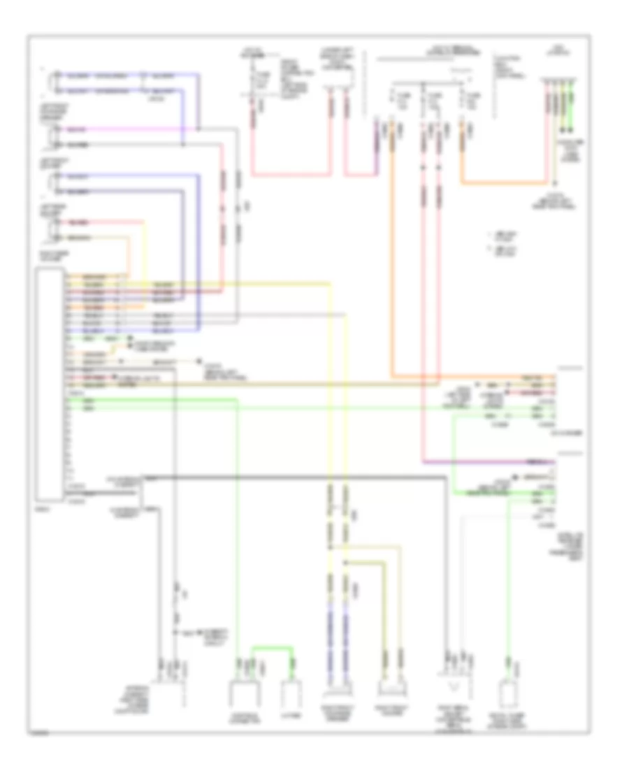 Radio Wiring Diagram without CCC  M ASK without Amplifier for MINI Cooper Works 2010