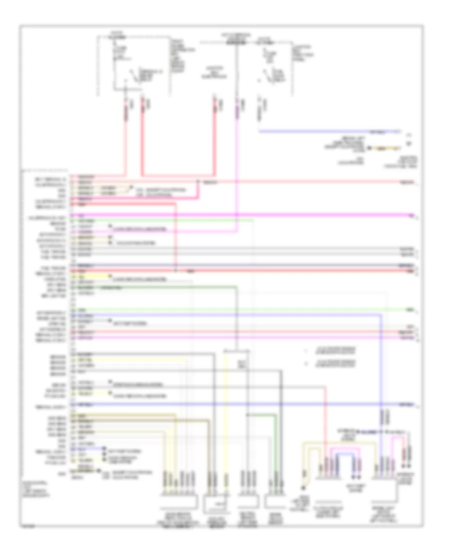 1.6L Turbo, Engine Performance Wiring Diagram, Except JCW (1 of 4) for MINI Cooper 2011