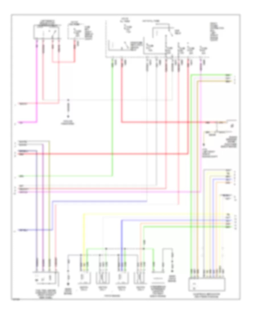 1.6L Turbo, Engine Performance Wiring Diagram, Except JCW (2 of 4) for MINI Cooper 2011