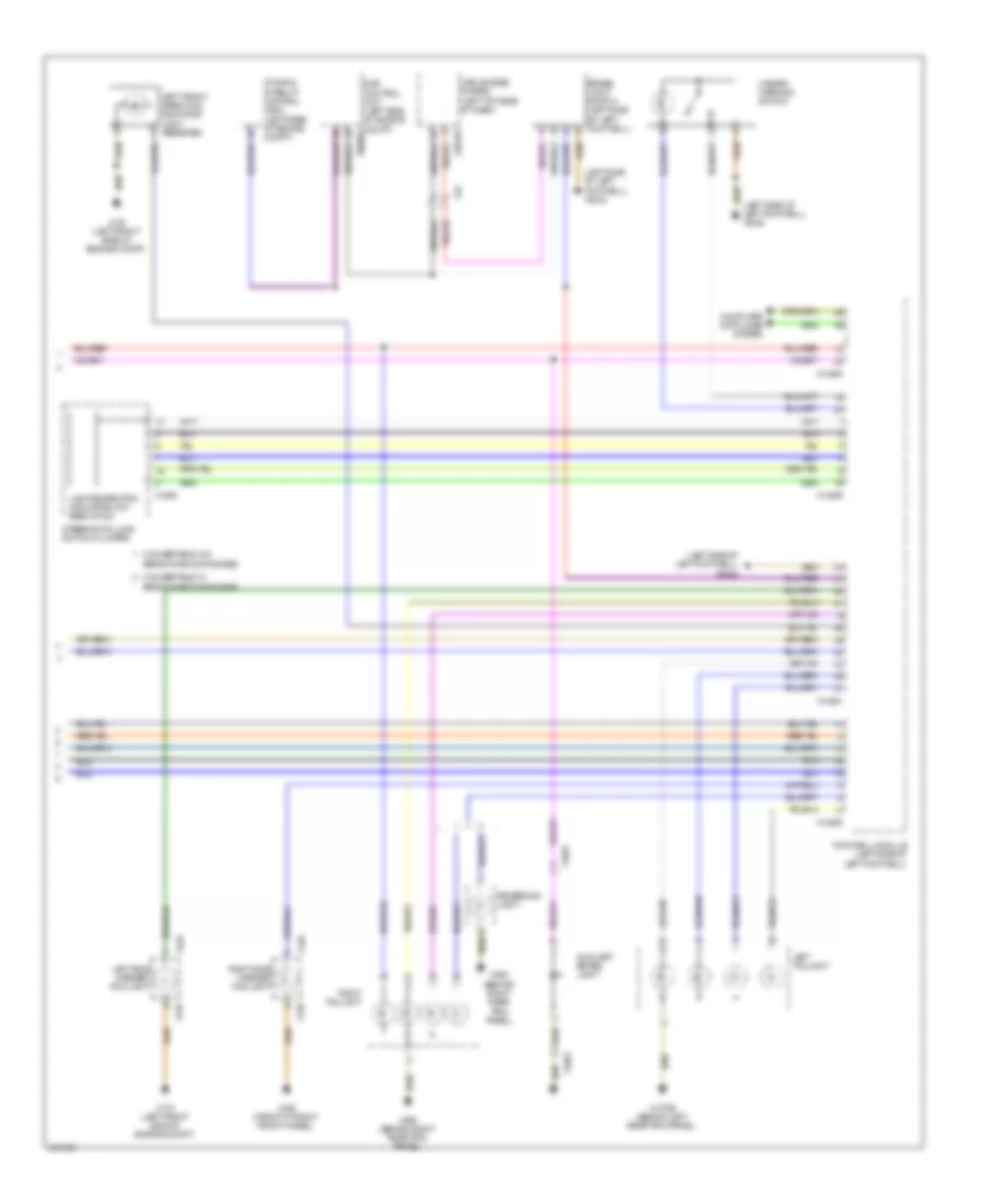 Exterior Lamps Wiring Diagram, Convertible (2 of 2) for MINI Cooper 2011