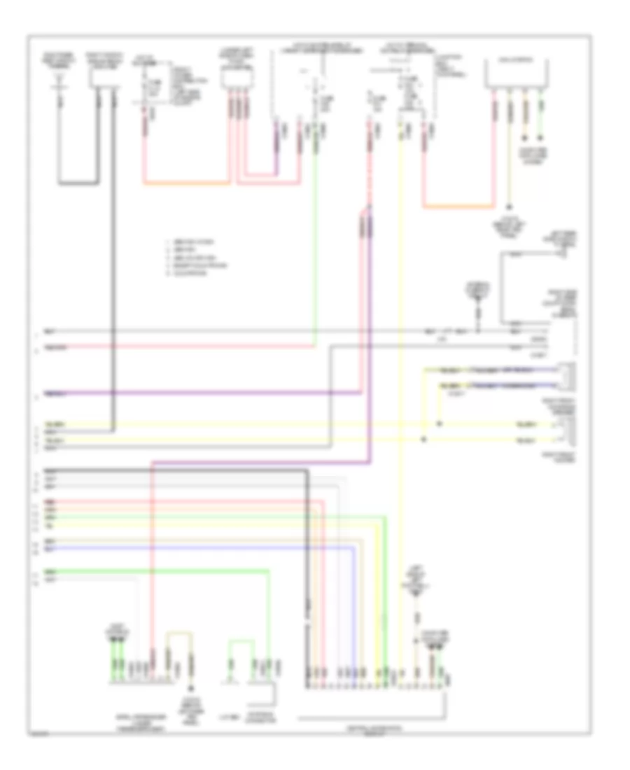 Navigation Wiring Diagram, without Amplifier (2 of 2) for MINI Cooper 2011