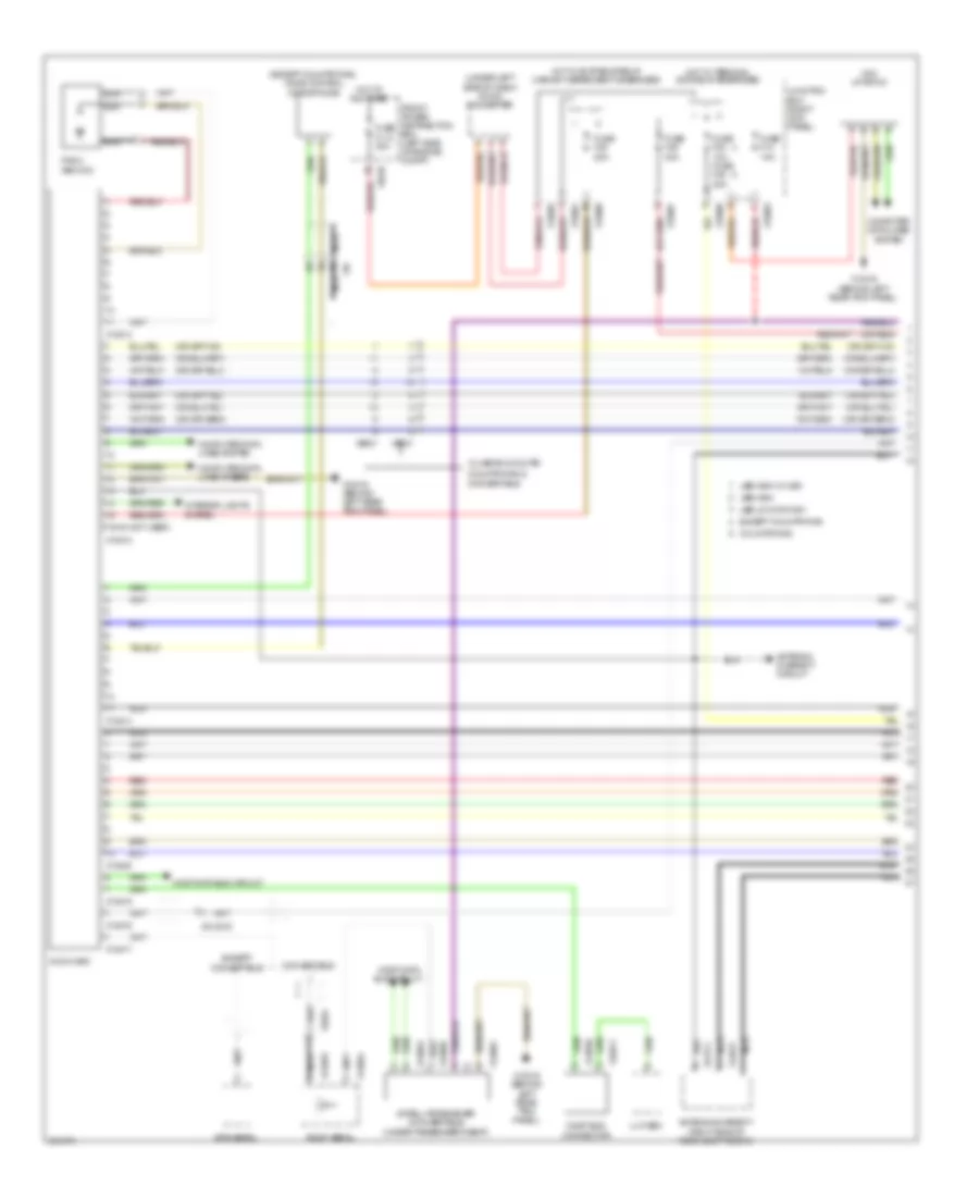 Radio Wiring Diagram with CCC  M ASK with Amplifier 1 of 2 for MINI Cooper Clubman 2011