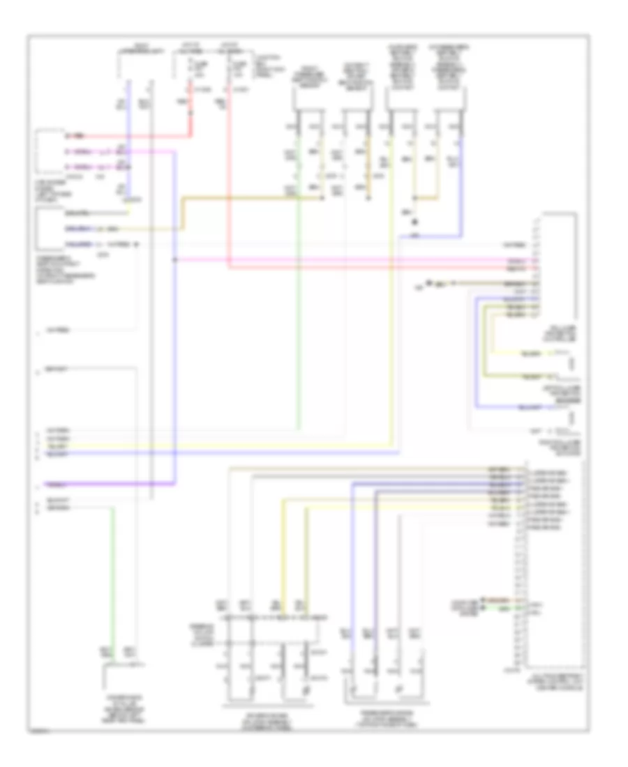 Supplemental Restraints Wiring Diagram 2 of 2 for MINI Cooper S Countryman 2011