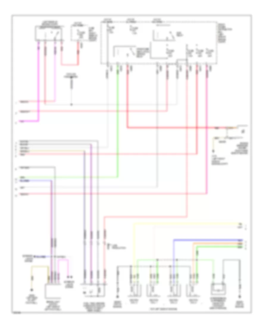 1.6L, Engine Performance Wiring Diagram (2 of 4) for MINI Cooper 2012