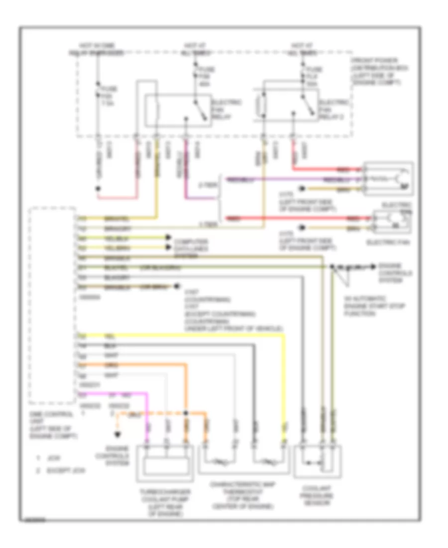 1 6L Turbo Cooling Fan Wiring Diagram for MINI Cooper Clubman 2012