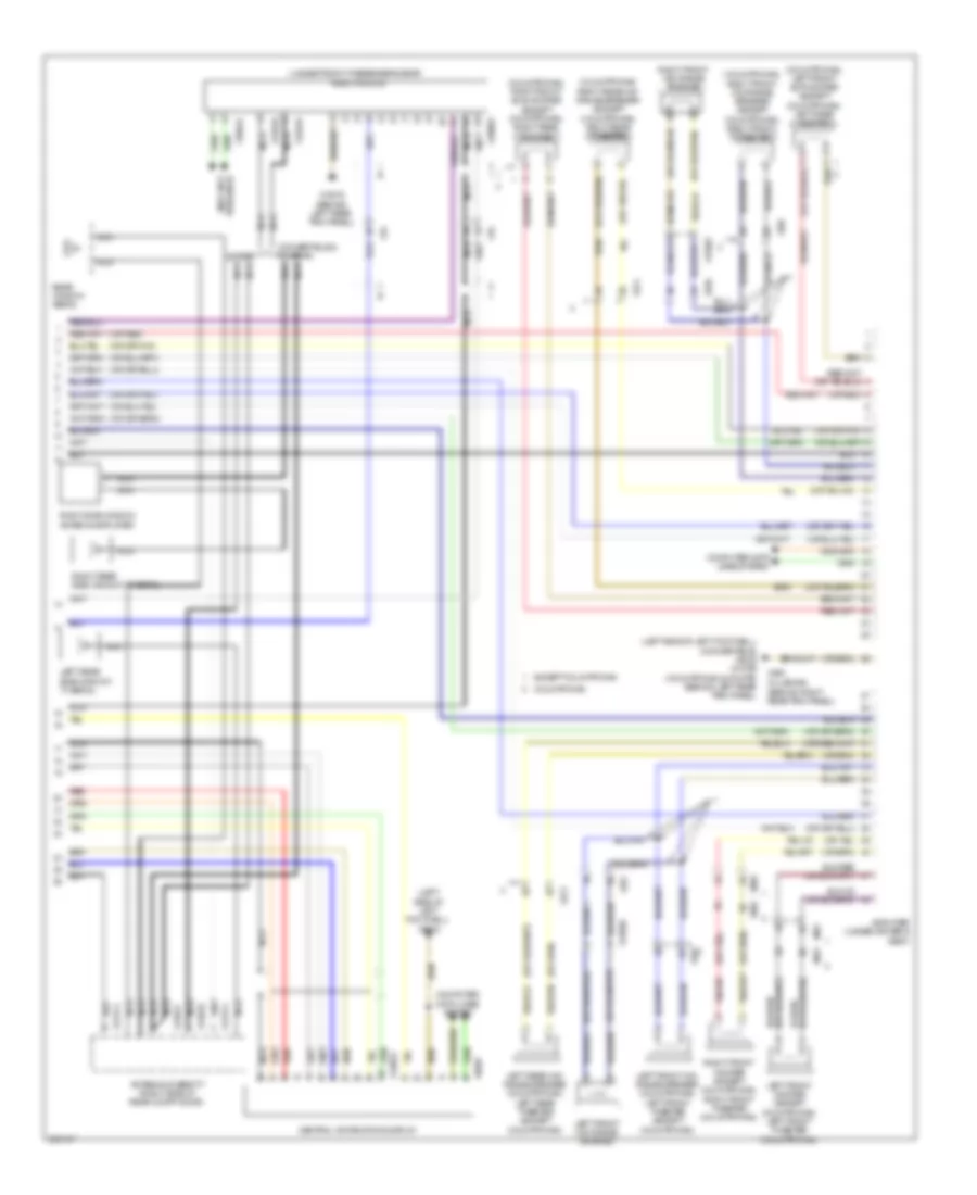 Navigation Wiring Diagram with Amplifier 2 of 2 for MINI Cooper Clubman 2012