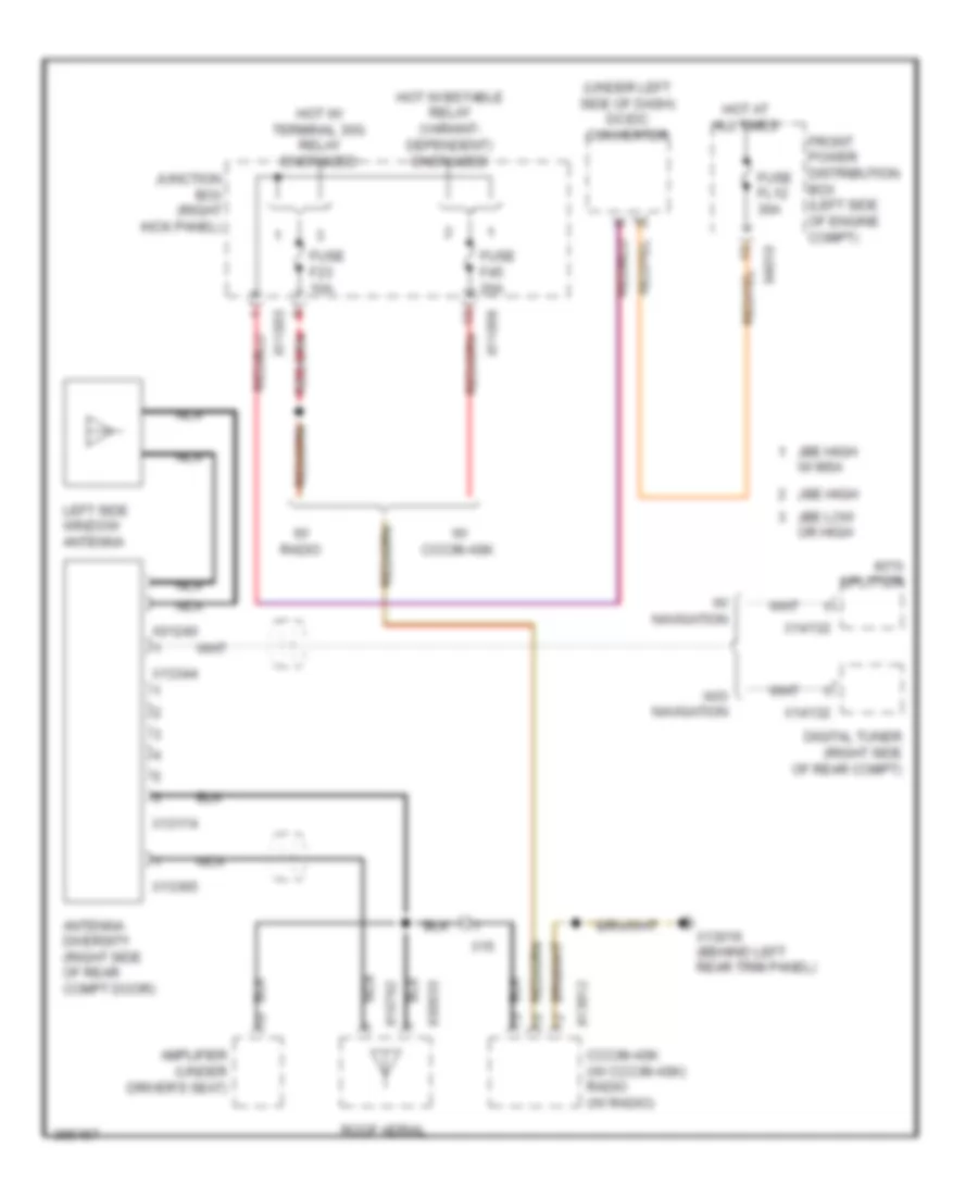 Diversity Antenna Wiring Diagram Clubman for MINI Cooper Clubman 2012