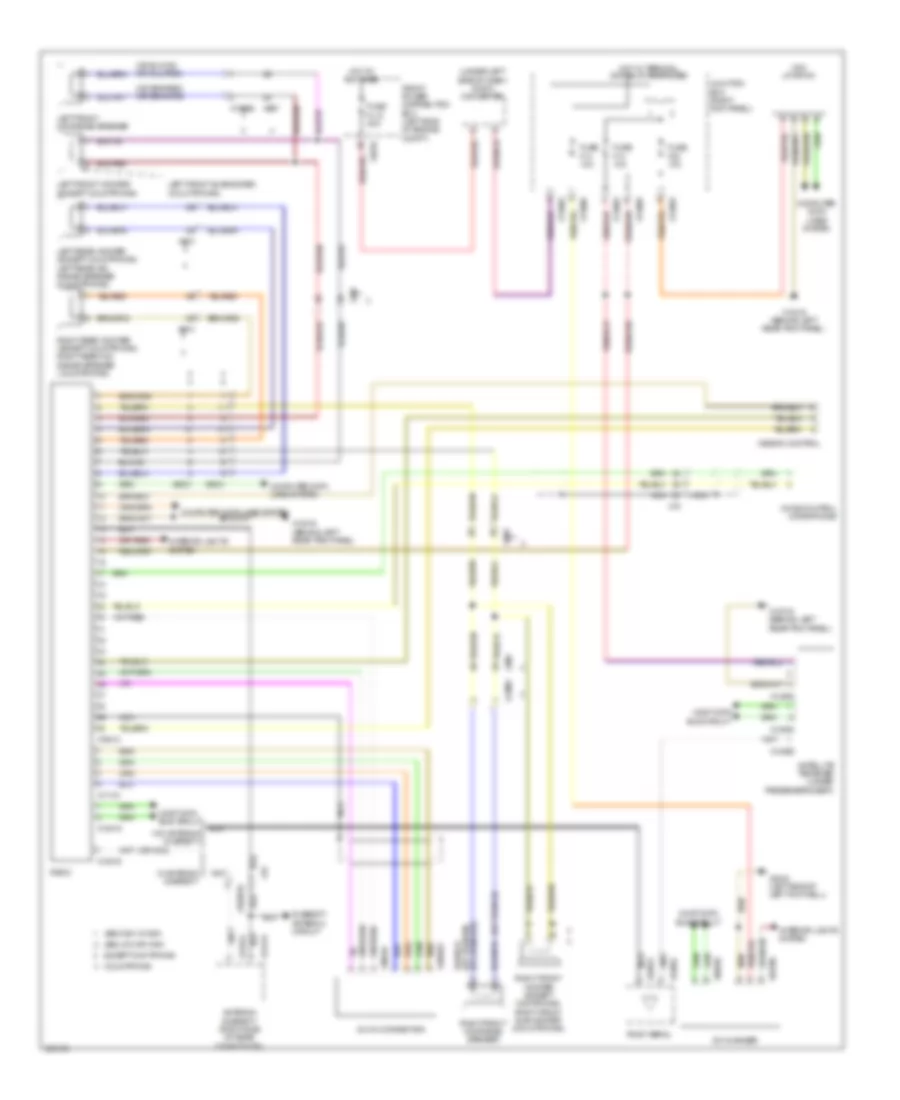 Radio Wiring Diagram without CCC  M ASK without Amplifier for MINI Cooper Clubman 2012