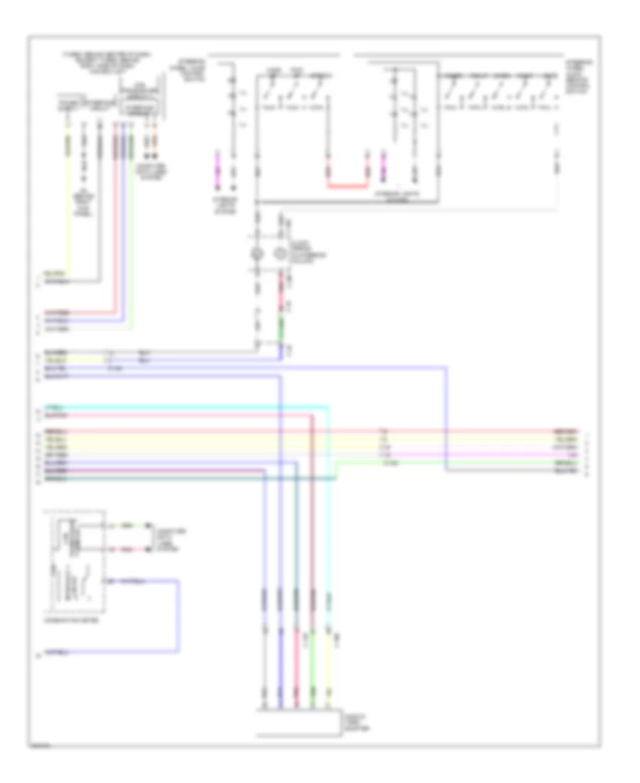 Электросхема навигации GPS, эволюция (2 из 3) для Mitsubishi Lancer GT 2012