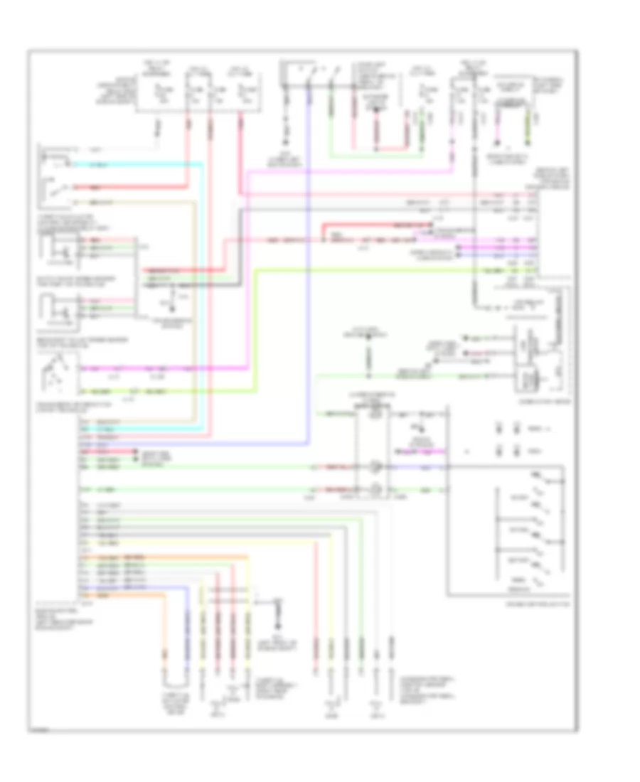 Электросхема системы круизконтроля для Mitsubishi Outlander ES 2012