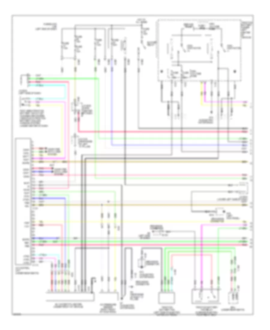Электросхема кондиционера с ручный управлением (1 из 3) для Mitsubishi i-MiEV SE 2014