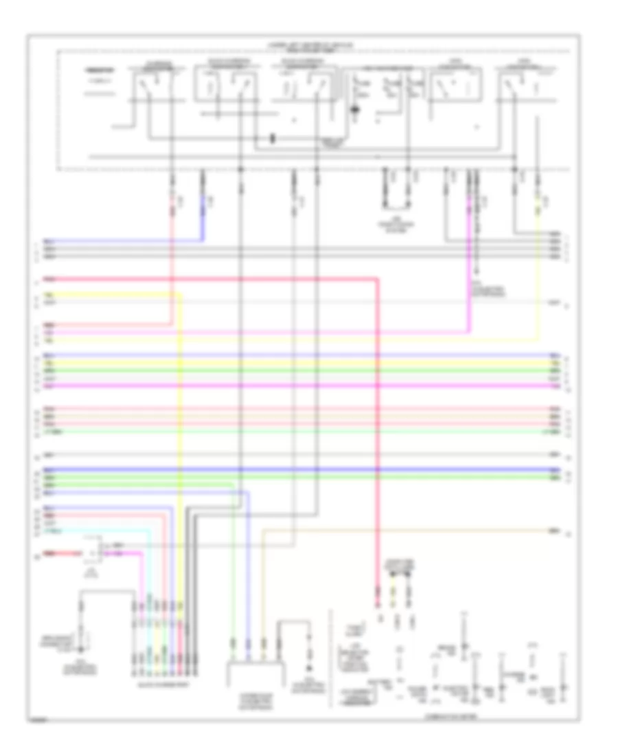 Электросхема системы управления двигателем (5 из 8) для Mitsubishi i-MiEV SE 2014