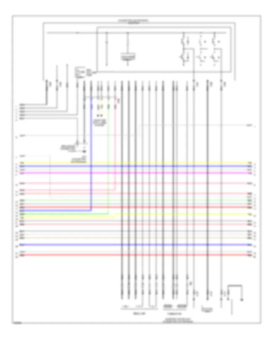Электросхема системы управления двигателем (7 из 8) для Mitsubishi i-MiEV SE 2014