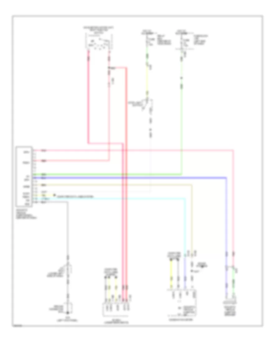 виртуальная схема аудиосистемы двигателя для Mitsubishi i-MiEV SE 2014