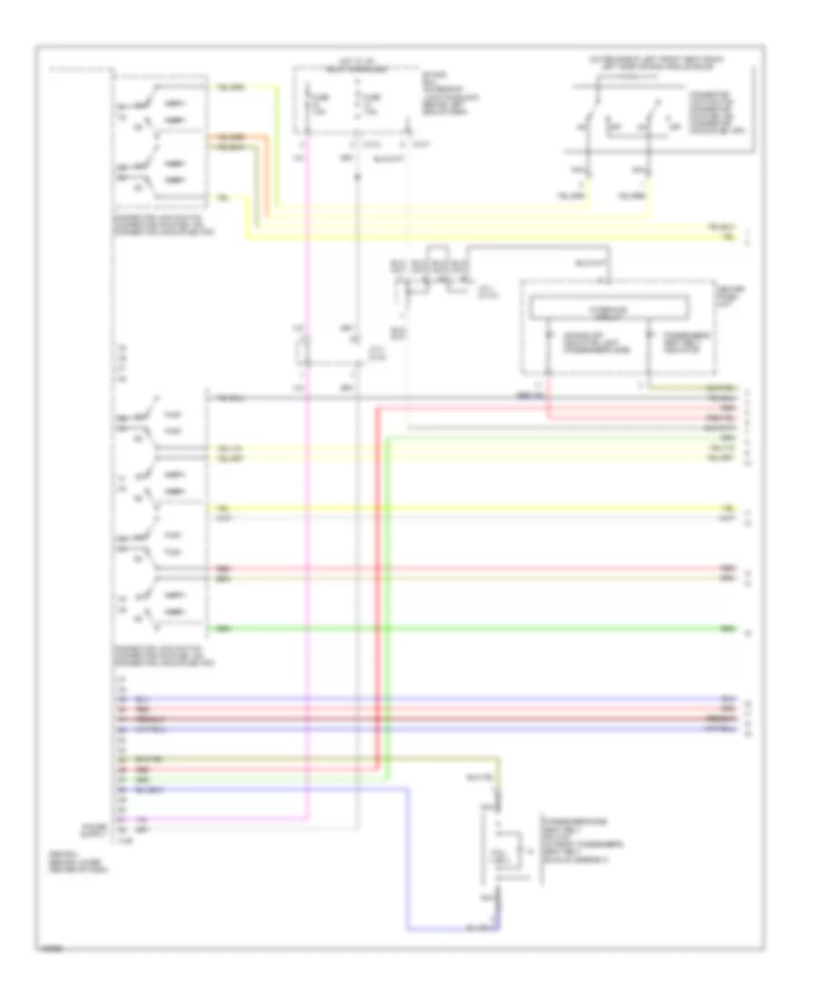 Электросхема подушек безопасности SRS AirBag, эволюция (1 из 4) для Mitsubishi Lancer ES 2014