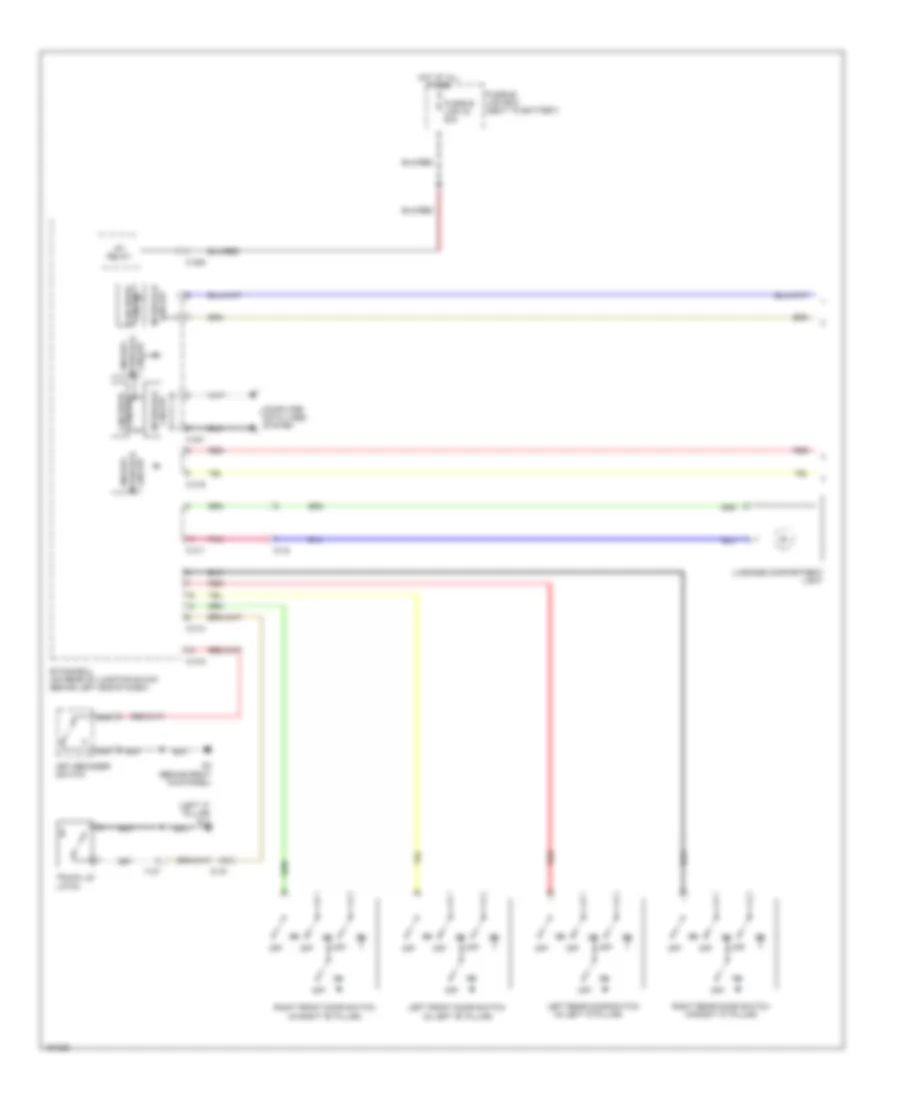 Электросхема подсветки, эволюция (1 из 2) для Mitsubishi Lancer ES 2014