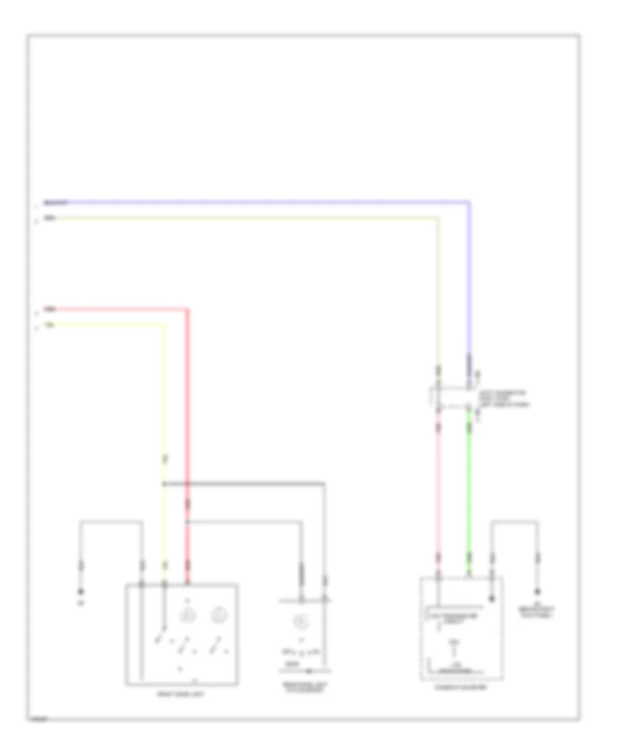 Электросхема подсветки, эволюция (2 из 2) для Mitsubishi Lancer ES 2014