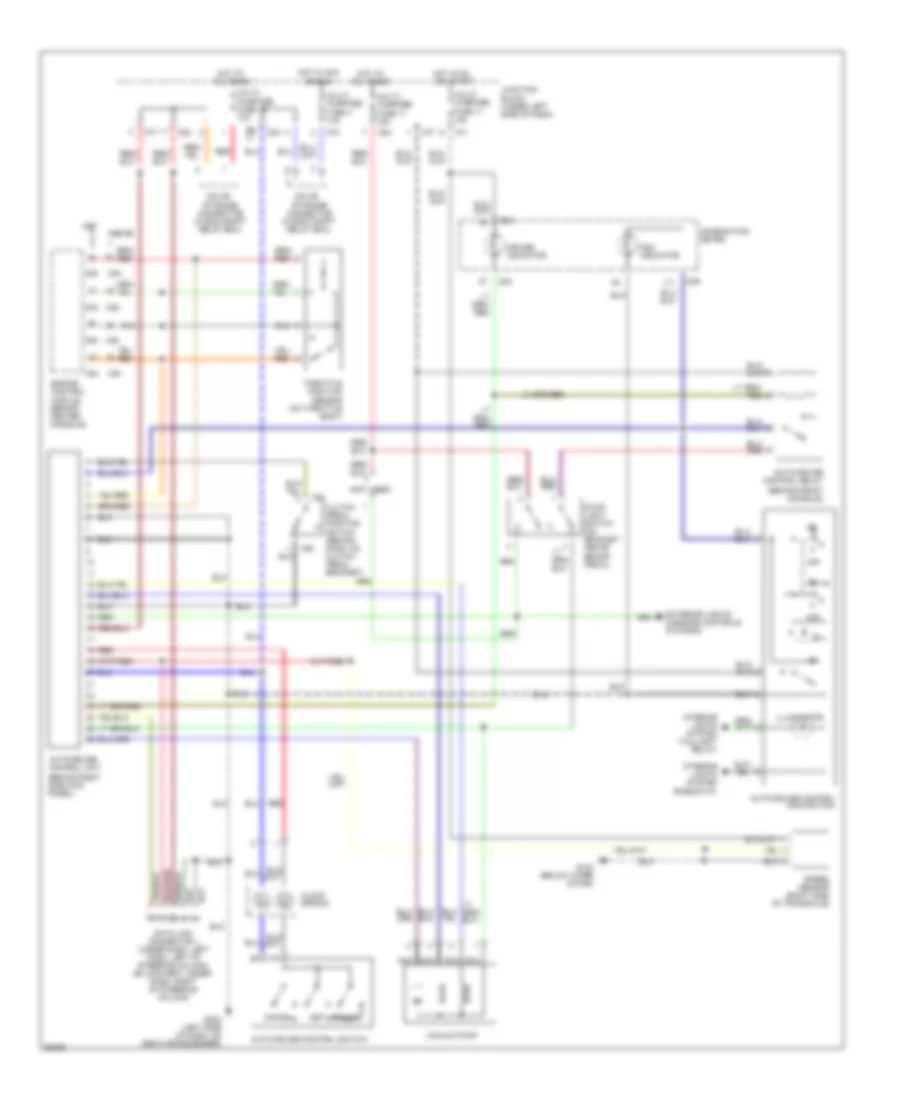 Электросхема системы круизконтроля, M/T для Mitsubishi 3000GT 1998 3000