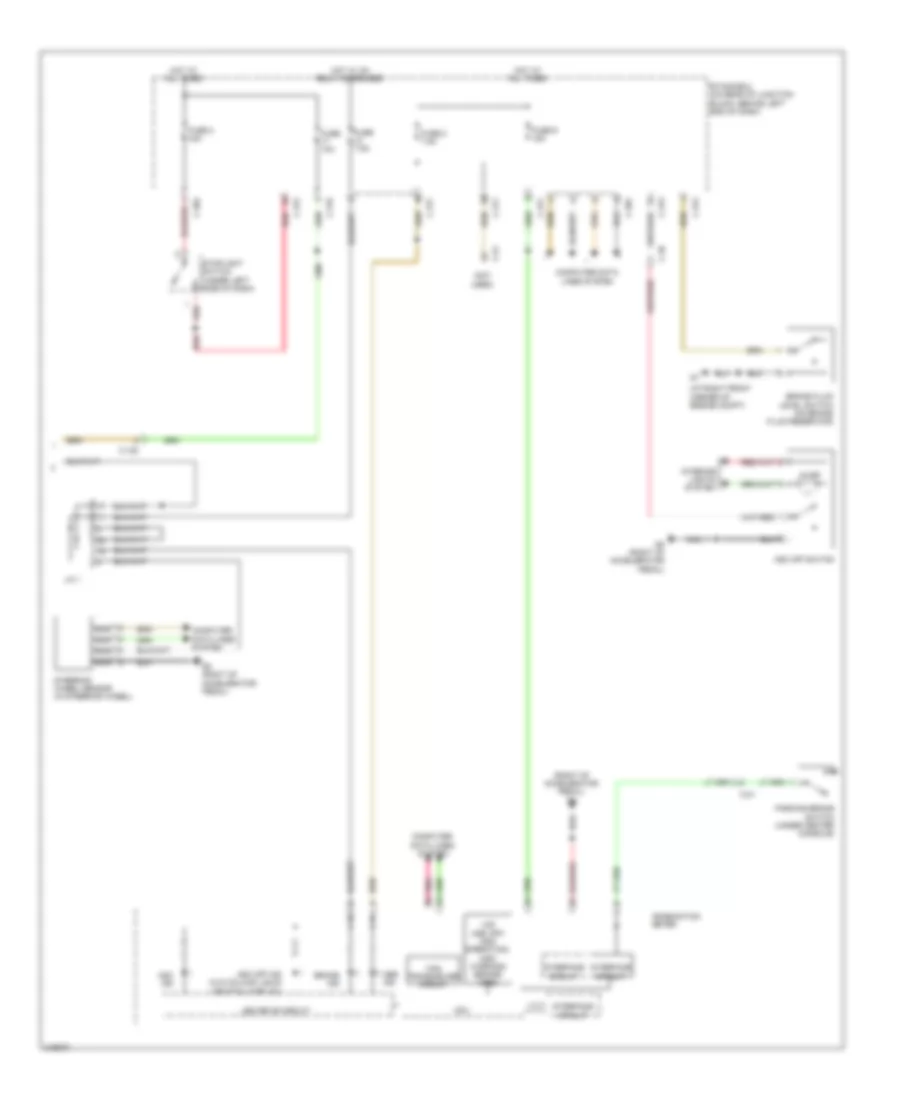 2.4L, Электросхема антиблокировочной тормозной системы АБС (ABS), С Активное Управление Блоком (2 из 2) для Mitsubishi Lancer Evolution MR 2011