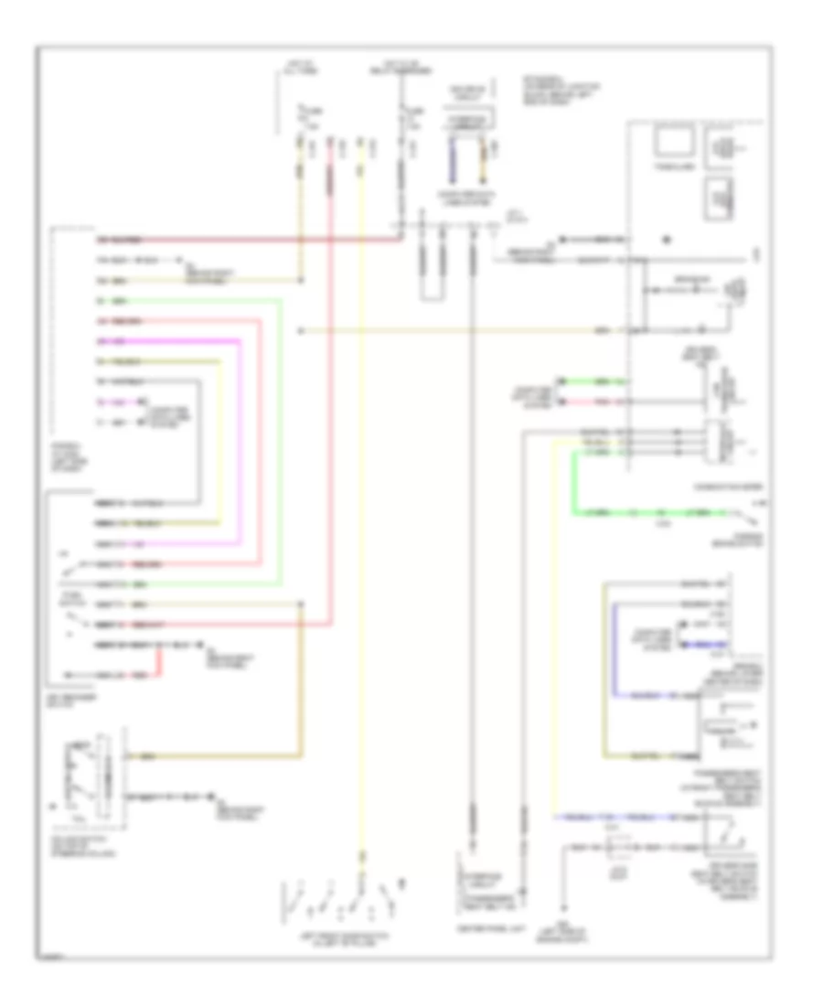 Электросхема сигнала, эволюция для Mitsubishi Lancer ES 2014