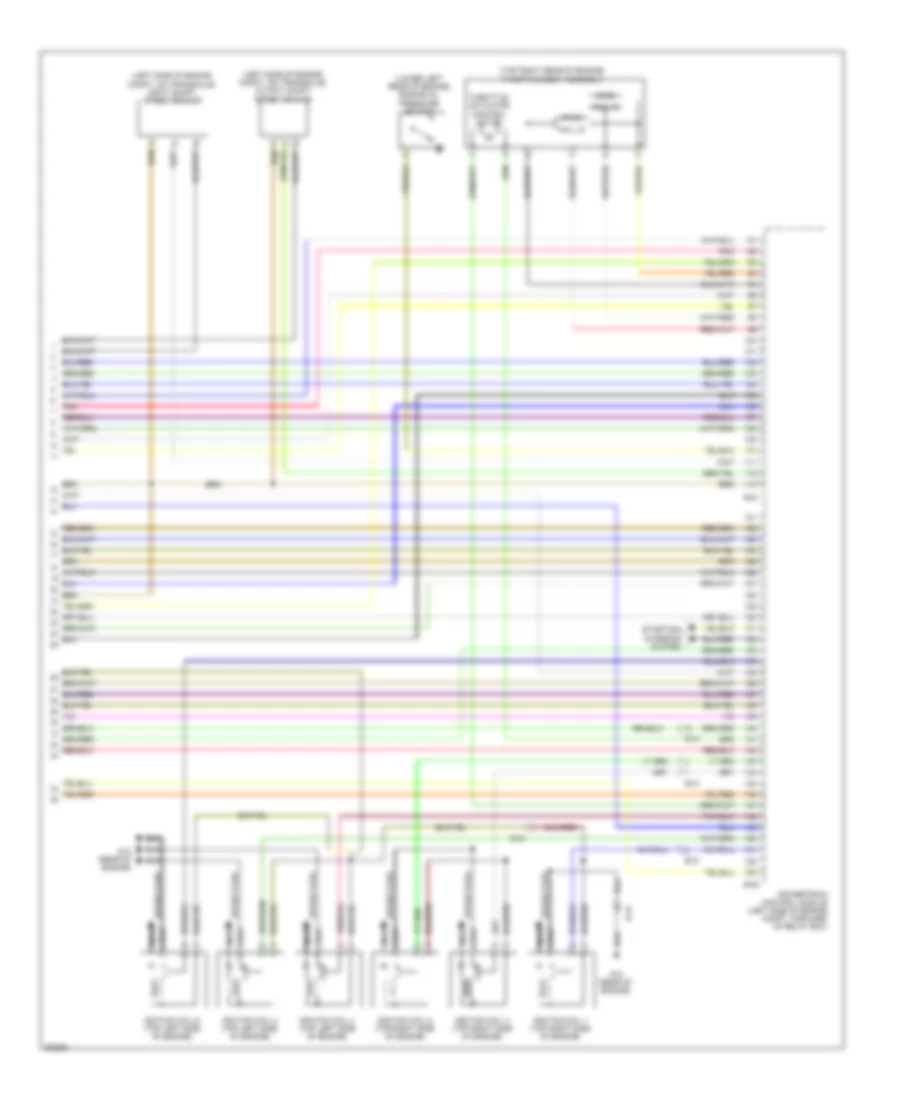 3.8L, Электросхема системы управления двигателем (5 из 5) для Mitsubishi Eclipse GS 2012