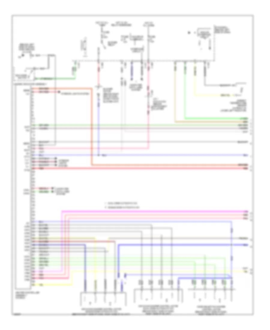 Электросхема кондиционера (1 из 3) для Mitsubishi Outlander ES 2014