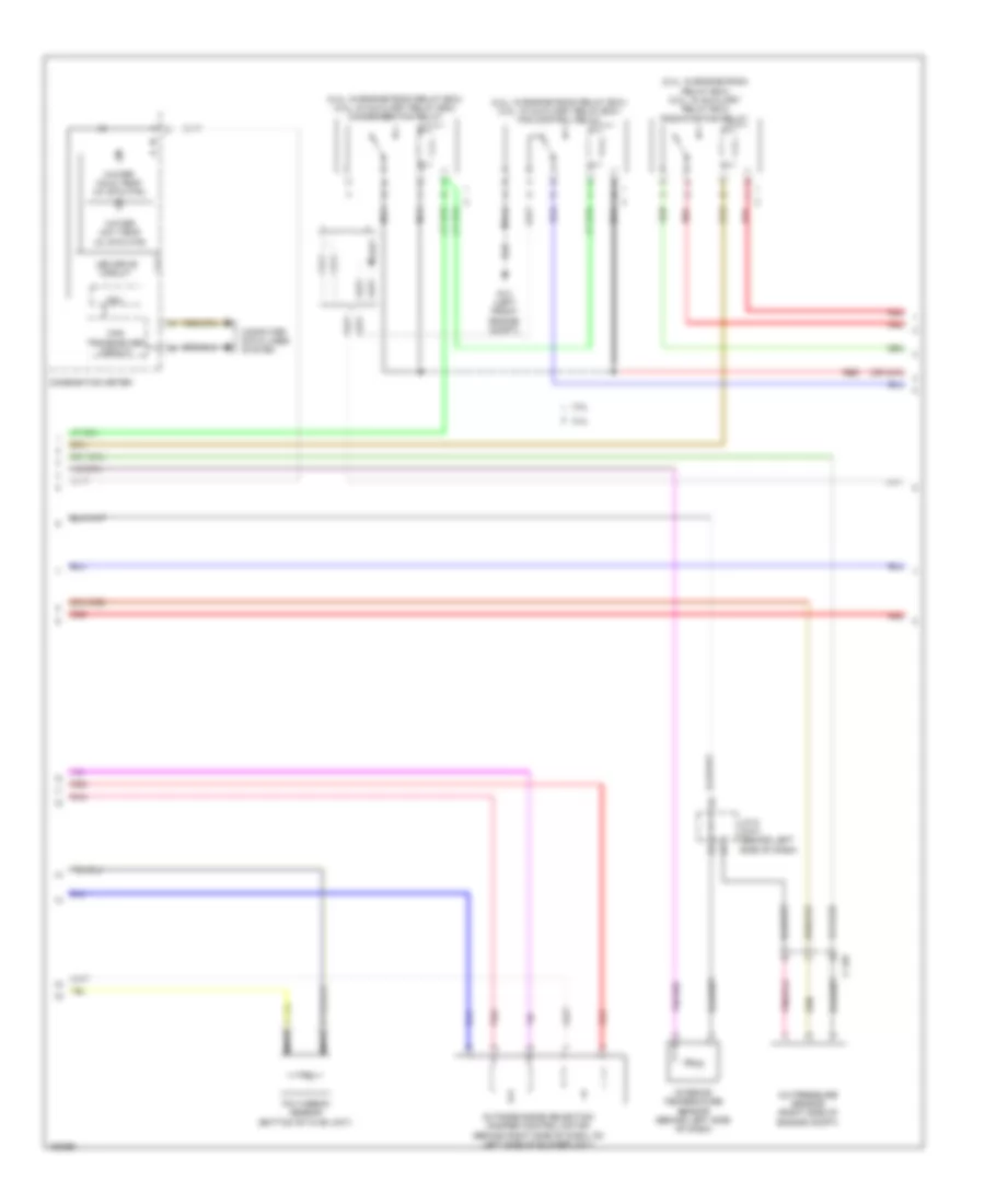 Электросхема кондиционера (2 из 3) для Mitsubishi Outlander ES 2014