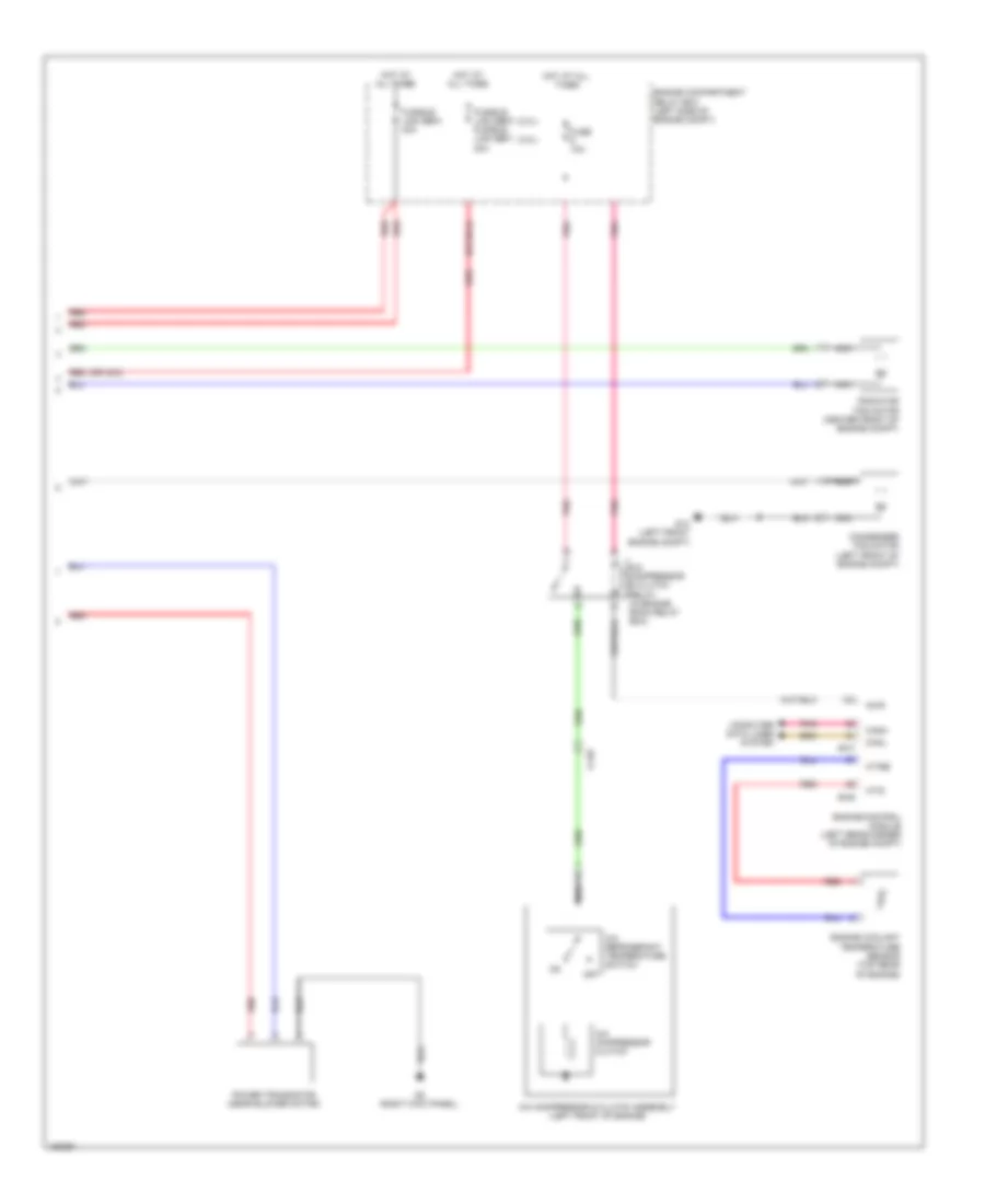 Электросхема кондиционера (3 из 3) для Mitsubishi Outlander ES 2014