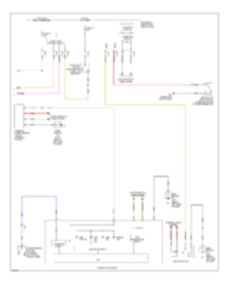 Электросхема антиблокировочной тормозной системы АБС (ABS) (2 из 2) для Mitsubishi Outlander ES 2014