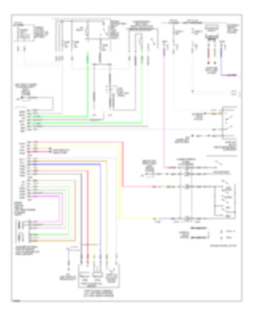 Электросхема системы круизконтроля, С Адаптивный Круиз-контроль (1 из 2) для Mitsubishi Outlander ES 2014