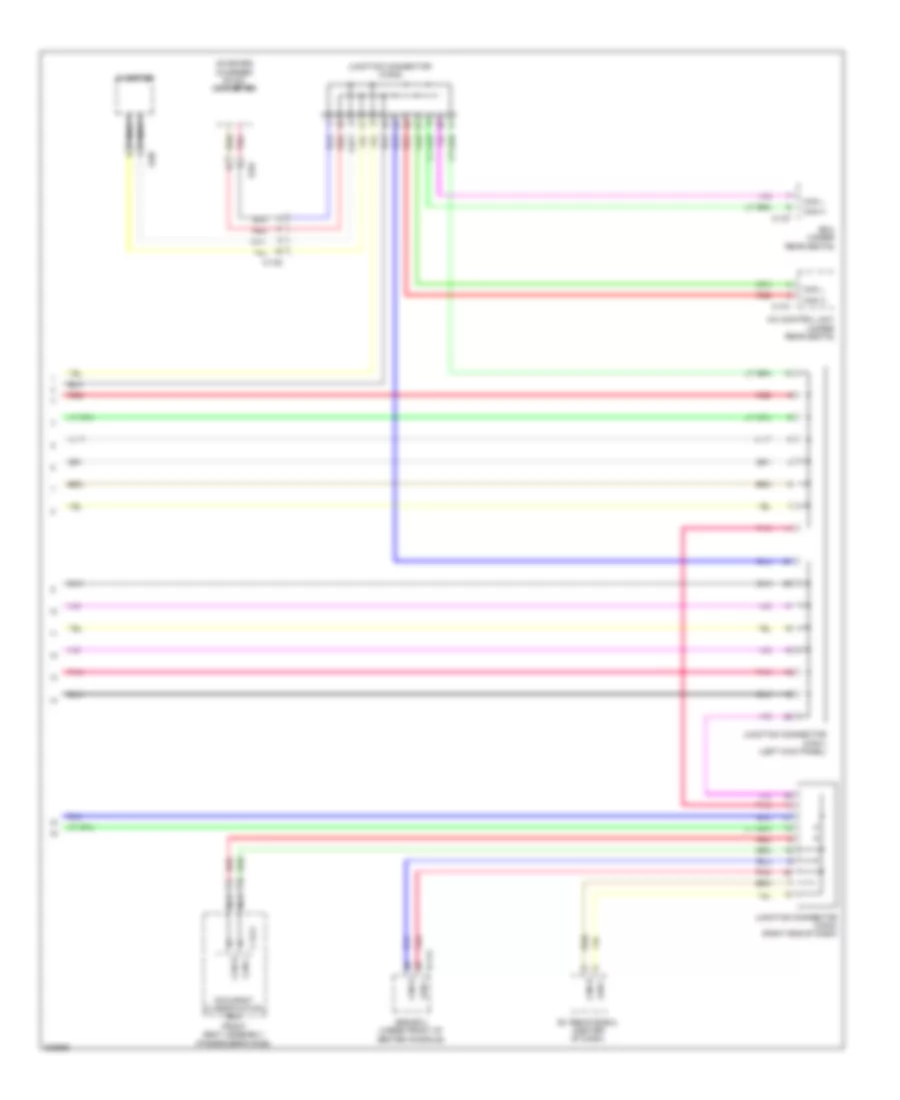 Электросхема линии передачи данных CAN (2 из 2) для Mitsubishi i-MiEV ES 2012