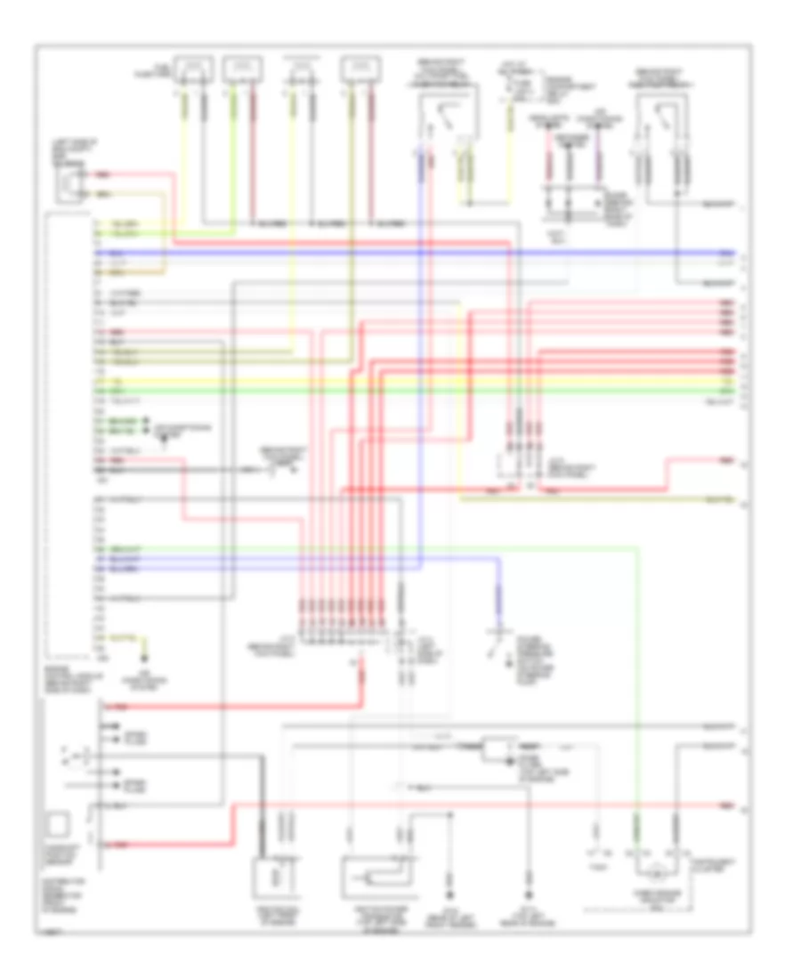 2 4L Engine Performance Wiring Diagrams Federal 1 of 3 for Mitsubishi Montero Sport Limited 1999