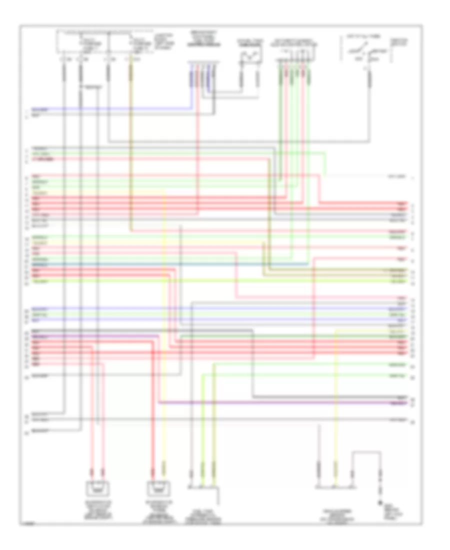 3 0L Engine Performance Wiring Diagrams A T California 2 of 4 for Mitsubishi Montero Sport Limited 1999